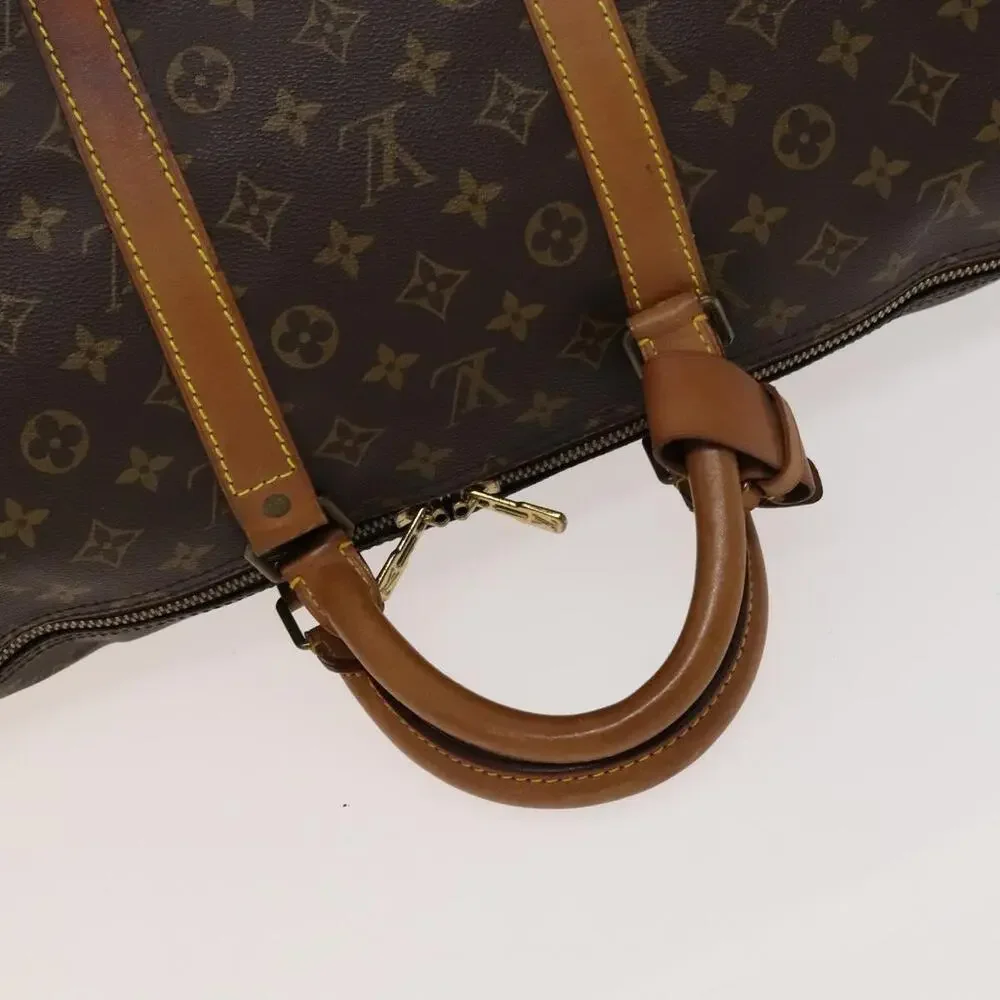 LOUIS VUITTON Monogram Keepall 55 Boston Bag M41424
